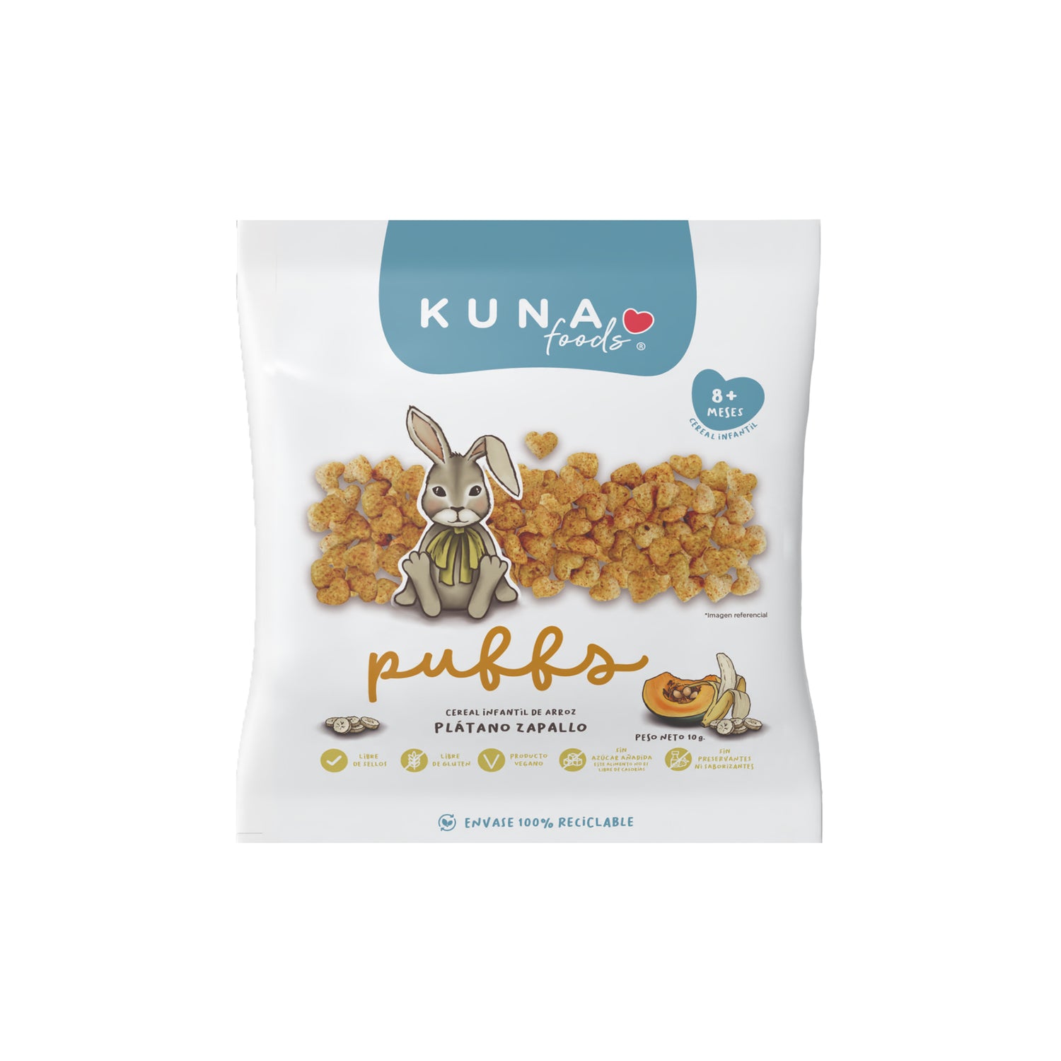 Puffs Plátano Zapallo Individual