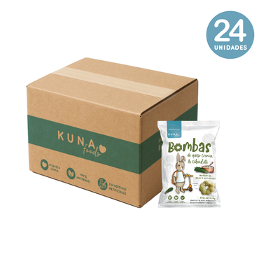 Caja Bombas Queso Crema y Ciboulette Individual
