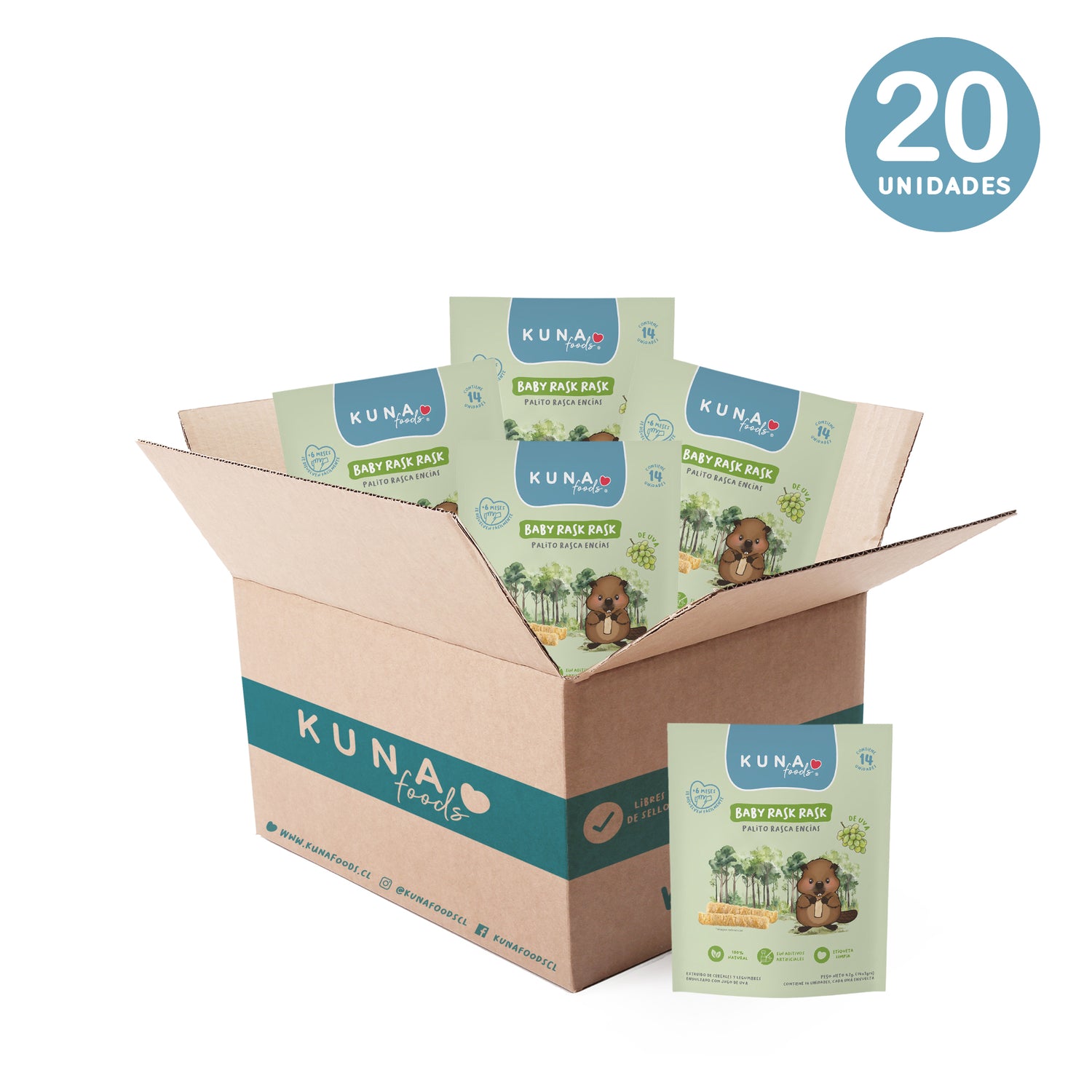 Caja Baby Rask Rask Uva
