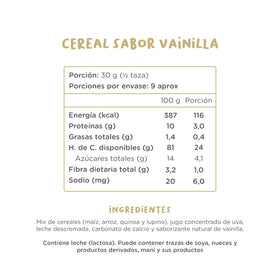 Caja Cereal Vainilla