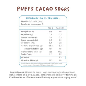 Caja Puffs Cacao Familiar